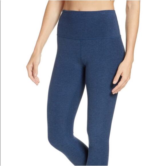 Beyond Yoga Spacedye Caught in the Midi High Waist Leggings Celestial Blue Sz S - Picture 3 of 12